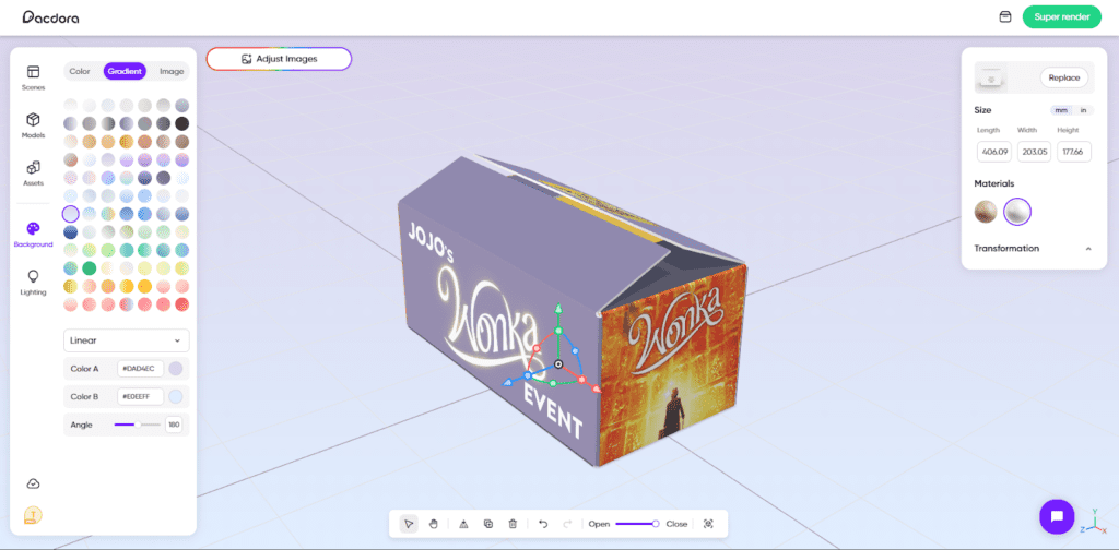 Design Wonka Shipping Boxes